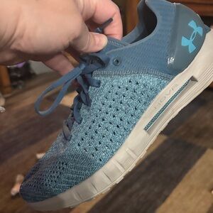 Under Armour Teal and Gray Running Shoes